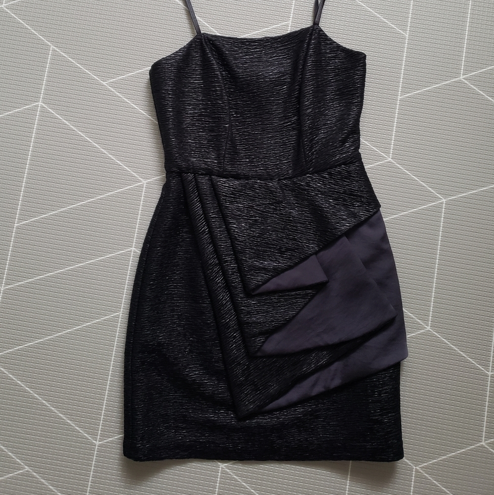 BCBG Black Strapless Dress Size 0